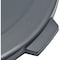 Global Industrial Flat Lid, Gray, Plastic 240463GY - alternate 4
